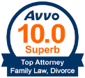 Avvo 10.0 Superb Top Attorney Family Law, Divorce